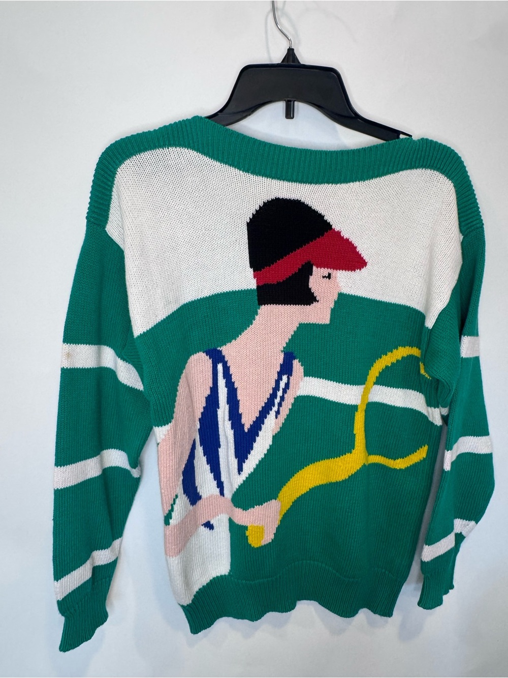 Vintage Preppy Tennis Sweater